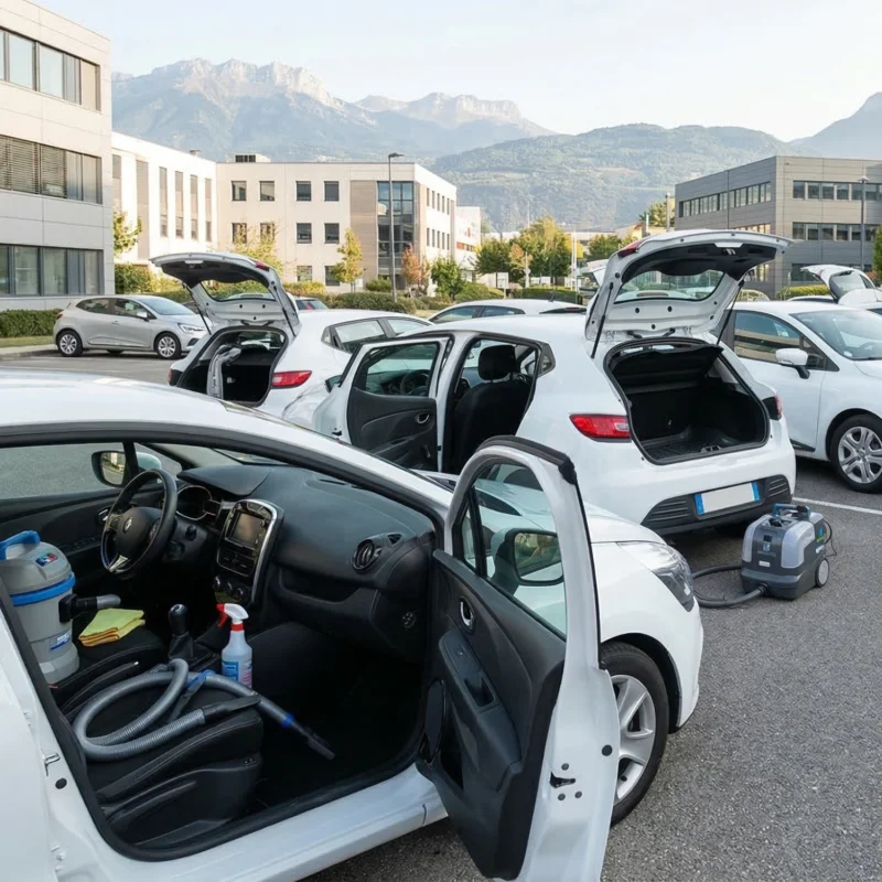 Nettoyage intérieur de votre flotte automobile